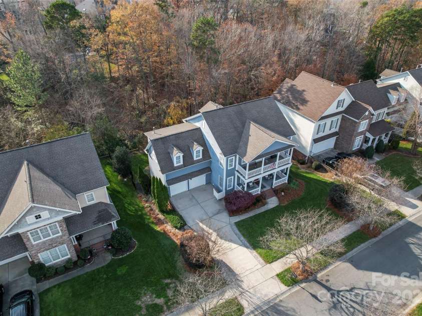 428 Vintage Hill Lane, Huntersville, NC 28078.  MLS# CAR4202236, YatesRealty ID 8353. ARIAL OF FRONT OF HOME