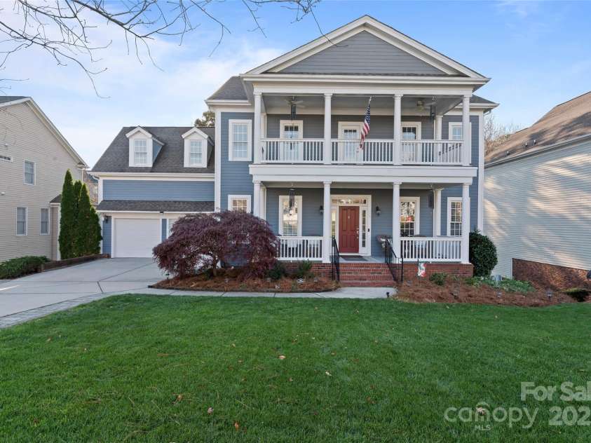 428 Vintage Hill Lane, Huntersville, NC 28078.  MLS# CAR4202236, YatesRealty ID 8353. DOUBLE PORCH CHARLESTON STYLE HOMNE BUILT BY SAUCEY BURBANK