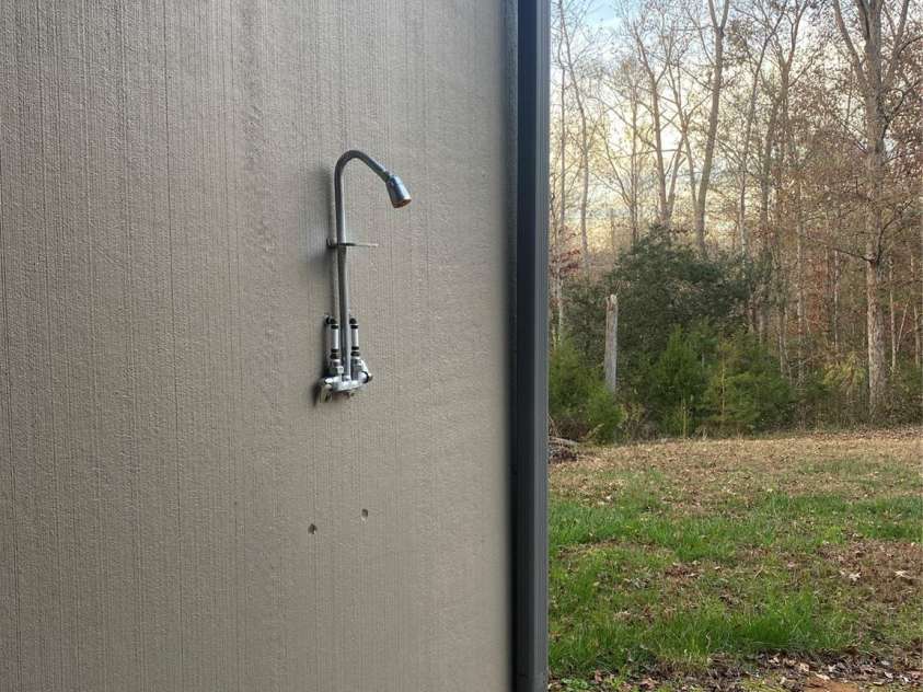 2818 Rockford Road, Shelby, NC 28152.  MLS# CAR4376093, YatesRealty ID 836. Outdoor shower
