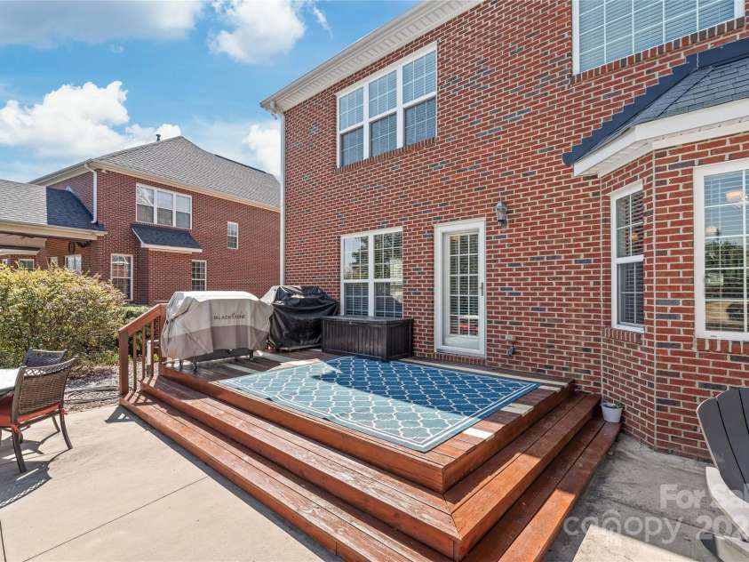 5608 Old Town Lane, Gastonia, NC 28056.  MLS# CAR4232073, YatesRealty ID 8361. Deck and Patio