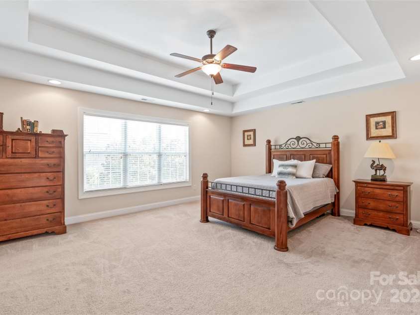 5608 Old Town Lane, Gastonia, NC 28056.  MLS# CAR4232073, YatesRealty ID 8361. Primary Bedroom with Doudle Trey Ceiling