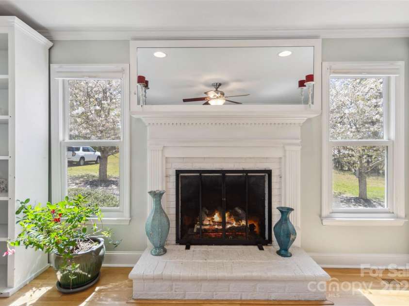 10619 Arlington Church Road, Mint Hill, NC 28227.  MLS# CAR4237945, YatesRealty ID 8368. Beautiful country chic gas fireplace