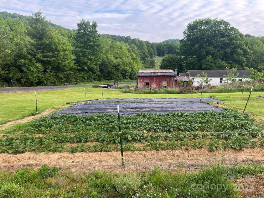 115 Grindstaff Road, Bakersville, NC 28705.  MLS# CAR4199557, YatesRealty ID 8377. Garden area