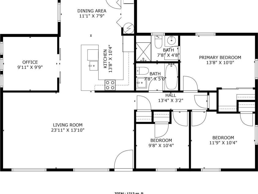 3725 Dunwoody Drive, Charlotte, NC 28215.  MLS# CAR4245588, YatesRealty ID 8389. Measurements + floorplan for 3725 Dunwoody Drive