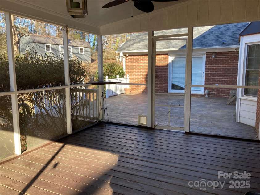 330 Regency Road, Salisbury, NC 28147.  MLS# CAR4215673, YatesRealty ID 8391. 237 Square feet screened porch located off of great room.