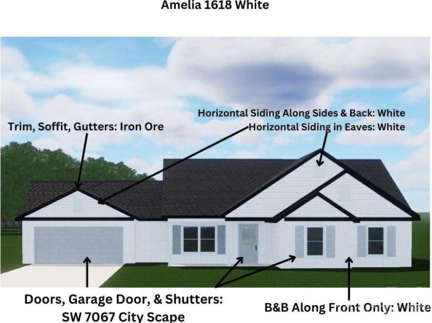 6172 Lowder Road, Salisbury, NC 28147.  MLS# CAR4131875, YatesRealty ID 840. Exterior Color Selections
