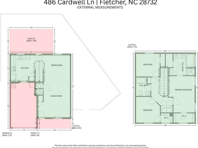 486 Cardwell Lane, Fletcher, NC 28732.  MLS# CAR4360446, YatesRealty ID 8403. 