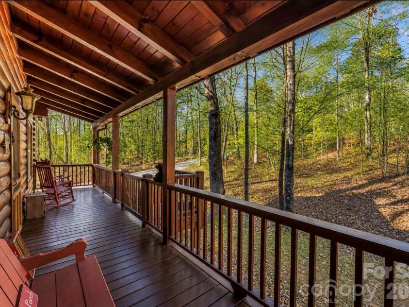 204 Mountain Vista Drive, Nebo, NC 28761.  MLS# CAR4330254, YatesRealty ID 8408. From front porch