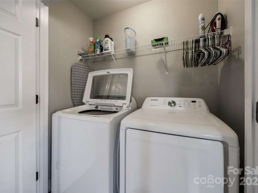 10071 Highland Creek Circle, Indian Land, SC 29707.  MLS# CAR4235607, YatesRealty ID 8409. Laundry Closet Upstairs