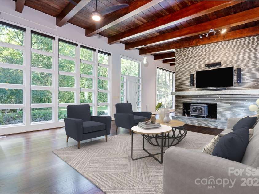 501 Journey Street, Concord, NC 28025.  MLS# CAR4189698, YatesRealty ID 8414. Living room - virtual staged