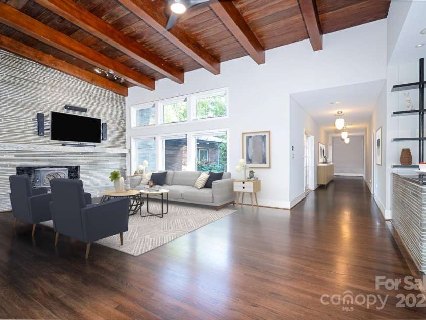 501 Journey Street, Concord, NC 28025.  MLS# CAR4189698, YatesRealty ID 8414. Living room - virtual staged