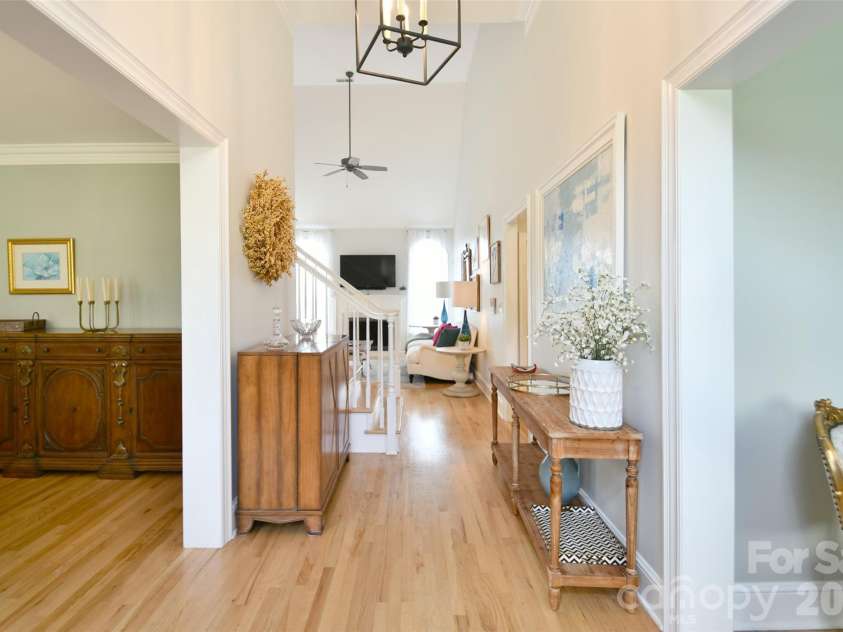 1320 Hudson Place, Davidson, NC 28036.  MLS# CAR4360257, YatesRealty ID 8419. Gorgeous hardwood floors throughout the main level
