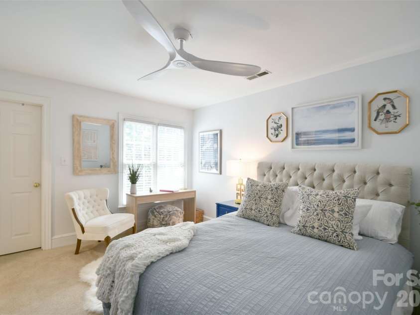 1320 Hudson Place, Davidson, NC 28036.  MLS# CAR4360257, YatesRealty ID 8419. Spacious and serene guest bedroom