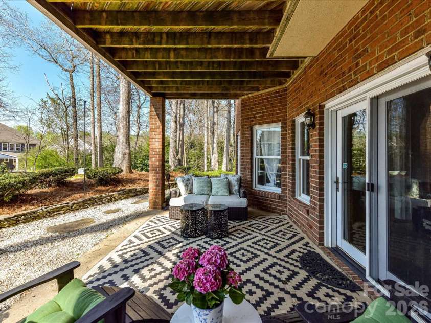 1320 Hudson Place, Davidson, NC 28036.  MLS# CAR4360257, YatesRealty ID 8419. Walk out basement with covered patio