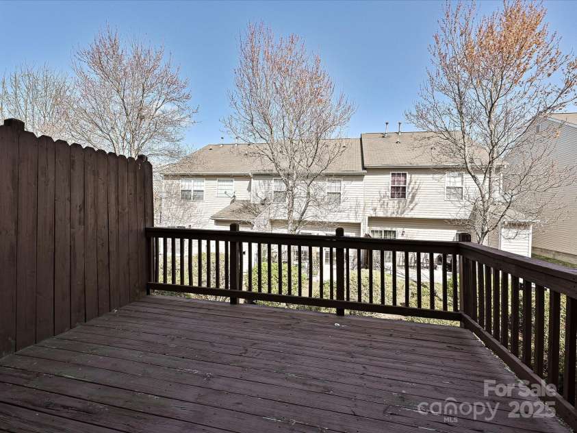 14121 Winford Lane, Charlotte, NC 28262.  MLS# CAR4195497, YatesRealty ID 8428. Deck