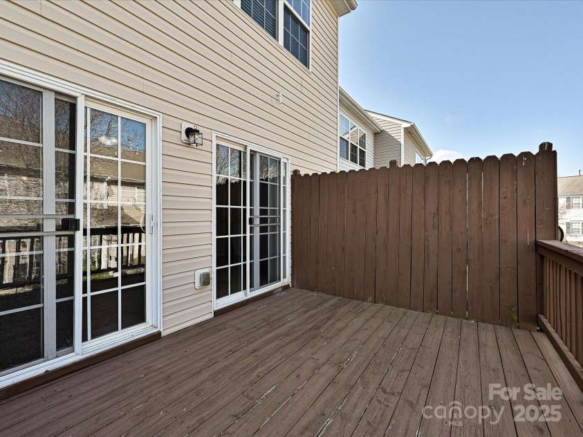 14121 Winford Lane, Charlotte, NC 28262.  MLS# CAR4195497, YatesRealty ID 8428. Deck