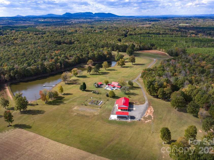 1260 Beaver Island Trail Road, Walnut Cove, NC 27052.  MLS# CAR4325171, YatesRealty ID 843. Blend of open pasture and mature hardwoods