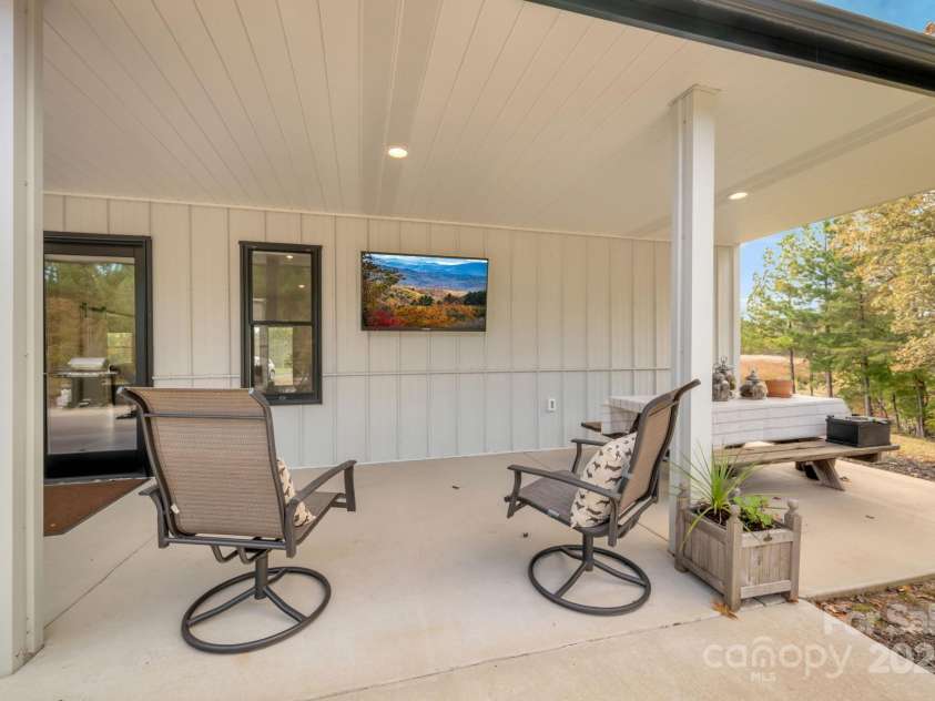 1260 Beaver Island Trail Road, Walnut Cove, NC 27052.  MLS# CAR4325171, YatesRealty ID 843. Private covered back porch