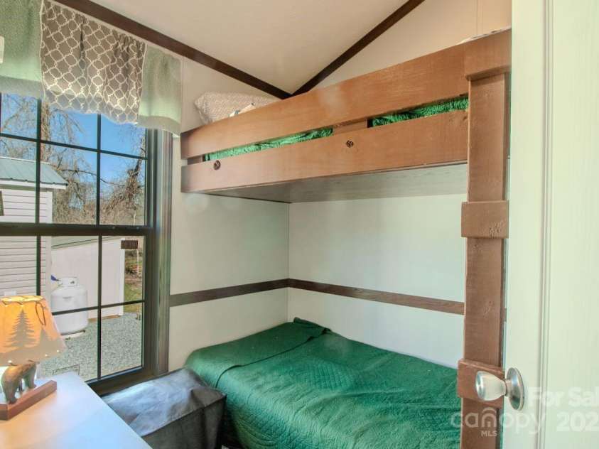 131 Pike Point, Waynesville, NC 28785.  MLS# CAR4224407, YatesRealty ID 8431. Bunk Room