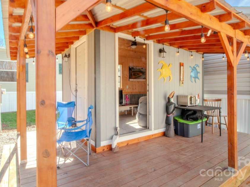 131 Pike Point, Waynesville, NC 28785.  MLS# CAR4224407, YatesRealty ID 8431. Shed