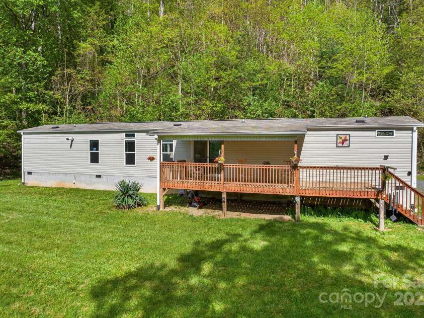 4825 Cane Creek Road, Bakersville, NC 28705.  MLS# CAR4248421, YatesRealty ID 8433. Shutters have been added since photos were taken.