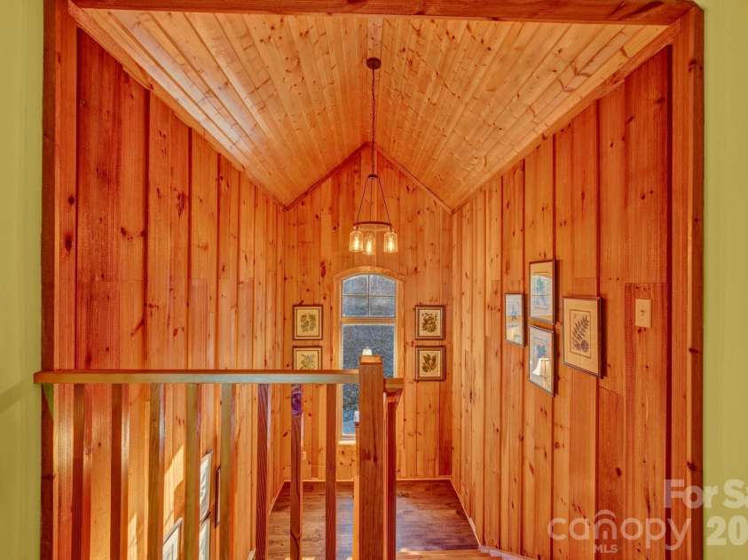 146 Sarinac Drive, Bostic, NC 28018.  MLS# CAR4327091, YatesRealty ID 844. Decorative window on the stairway