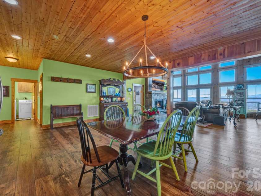 146 Sarinac Drive, Bostic, NC 28018.  MLS# CAR4327091, YatesRealty ID 844. Dining area adjacent to the kitchen, opening up the the great rooom