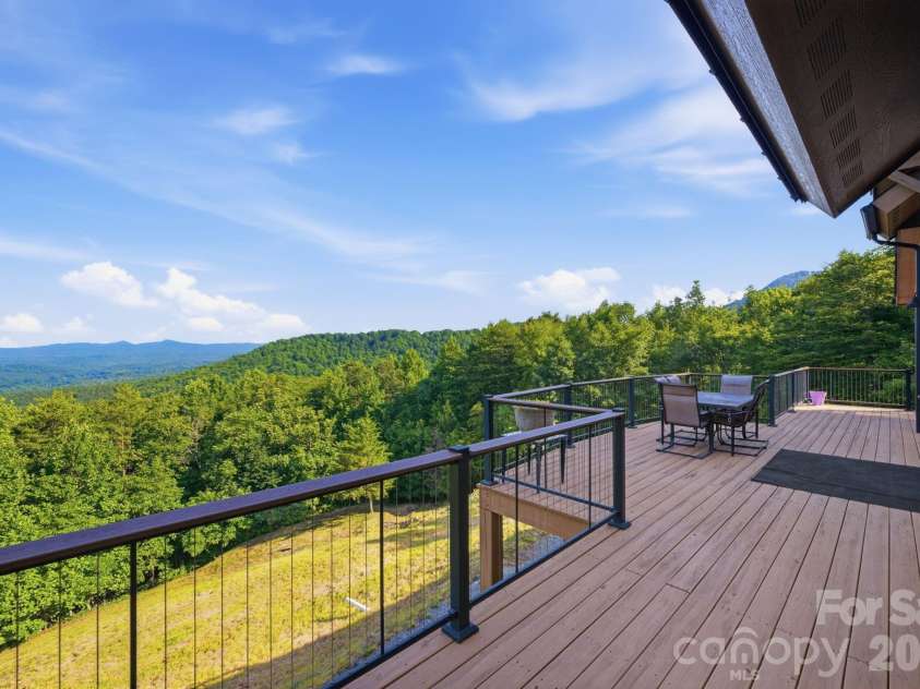 146 Sarinac Drive, Bostic, NC 28018.  MLS# CAR4327091, YatesRealty ID 844. Expansive mountain views from the large deck