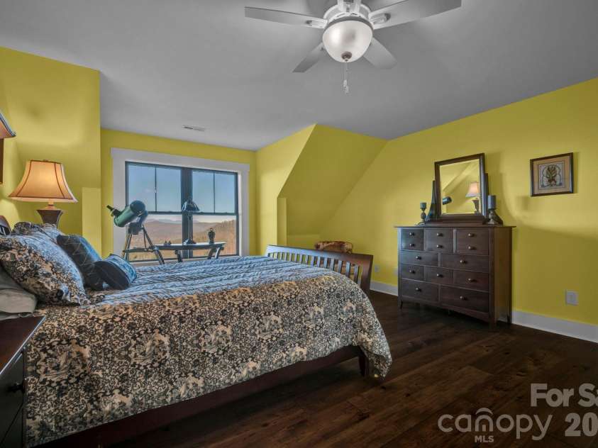 146 Sarinac Drive, Bostic, NC 28018.  MLS# CAR4327091, YatesRealty ID 844. Upstairs bedroom with mountain views