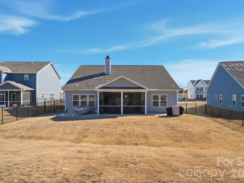 1342 Links Crossing Drive, Monroe, NC 28112.  MLS# CAR4341634, YatesRealty ID 8443. Large Fenced Yard