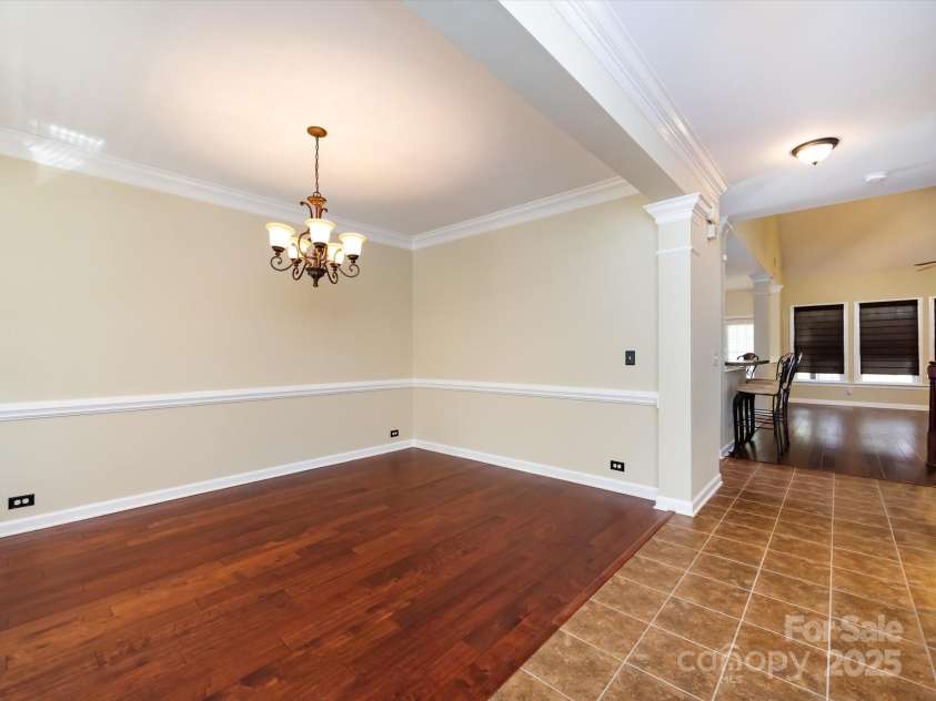 8830 Beaver Creek Drive, Charlotte, NC 28269.  MLS# CAR4233307, YatesRealty ID 8449. Formal dining area