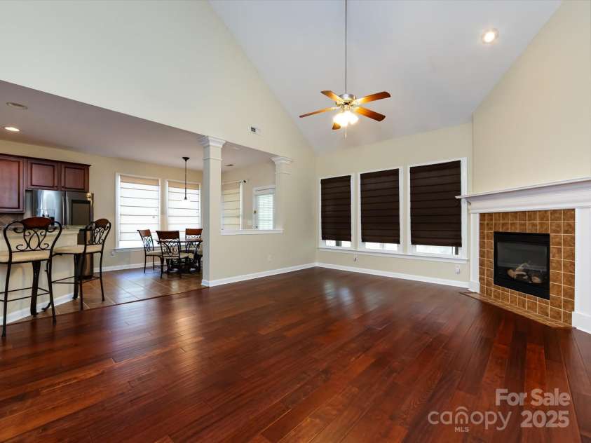 8830 Beaver Creek Drive, Charlotte, NC 28269.  MLS# CAR4233307, YatesRealty ID 8449. Living room