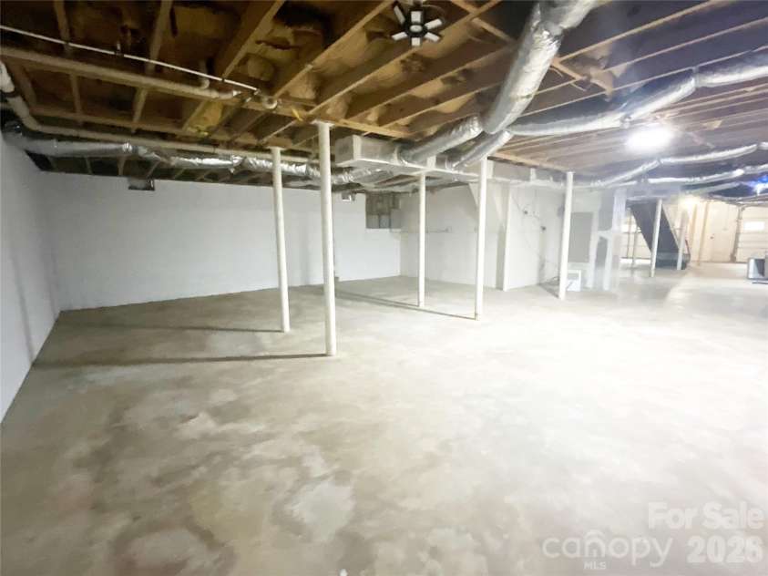 328 Melody Lane, Saluda, NC 28773.  MLS# CAR4282842, YatesRealty ID 8455. Basement