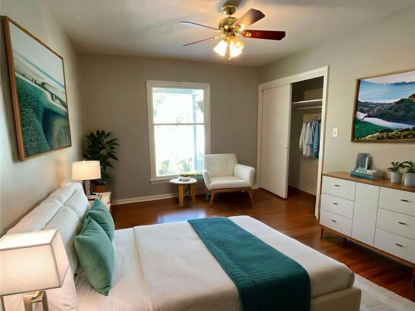 328 Melody Lane, Saluda, NC 28773.  MLS# CAR4282842, YatesRealty ID 8455. Virtually staged bedroom #2