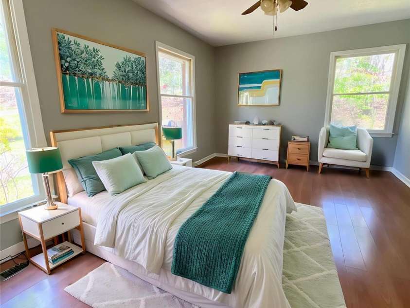 328 Melody Lane, Saluda, NC 28773.  MLS# CAR4282842, YatesRealty ID 8455. Virtually staged bedroom #3
