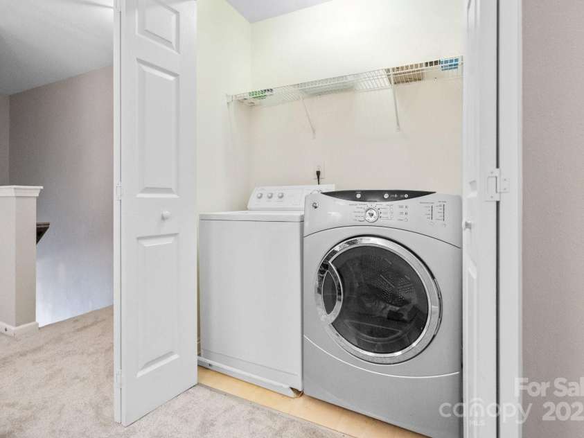 5622 Dartington Drive, Indian Land, SC 29707.  MLS# CAR4241040, YatesRealty ID 8456. The laundry closet is close in proximity to the bedrooms