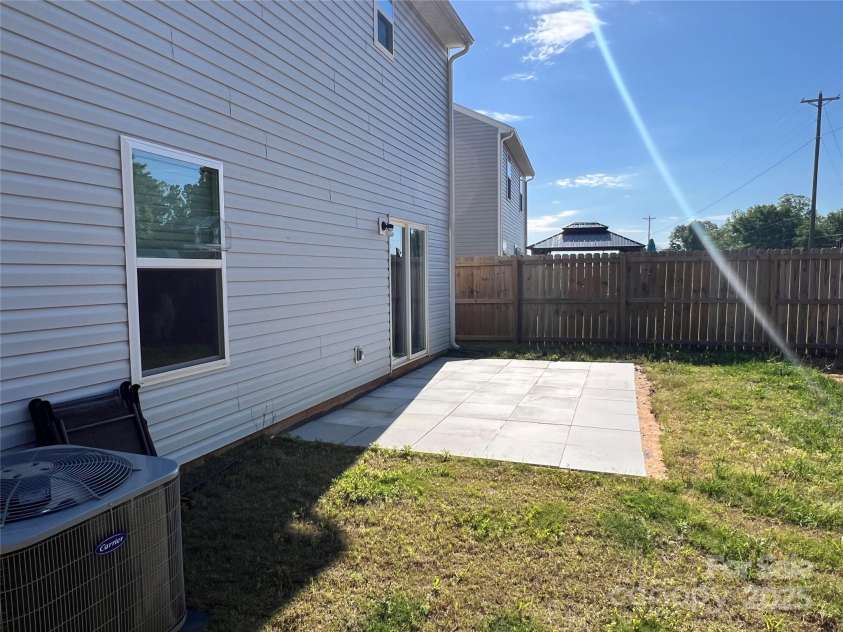 329 Aniston Lane, Shelby, NC 28152.  MLS# CAR4225961, YatesRealty ID 8457. Finished Patio