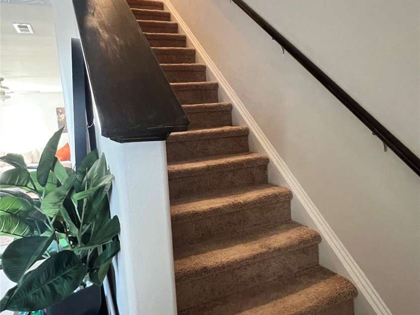 329 Aniston Lane, Shelby, NC 28152.  MLS# CAR4225961, YatesRealty ID 8457. Stairway Entry