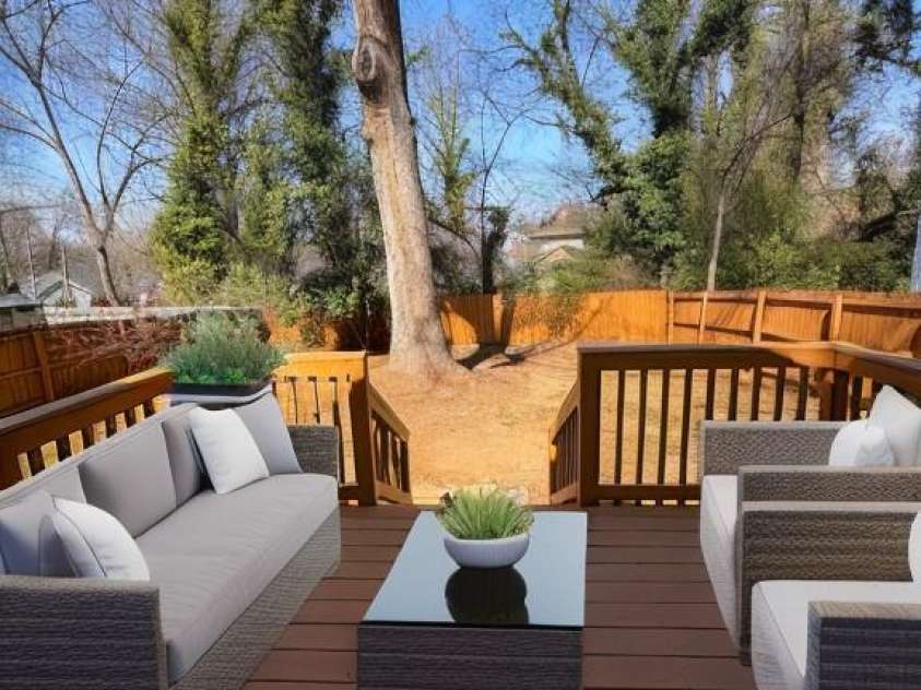 238 Coxe Avenue, Charlotte, NC 28208.  MLS# CAR4215769, YatesRealty ID 8458. Virtually Staged