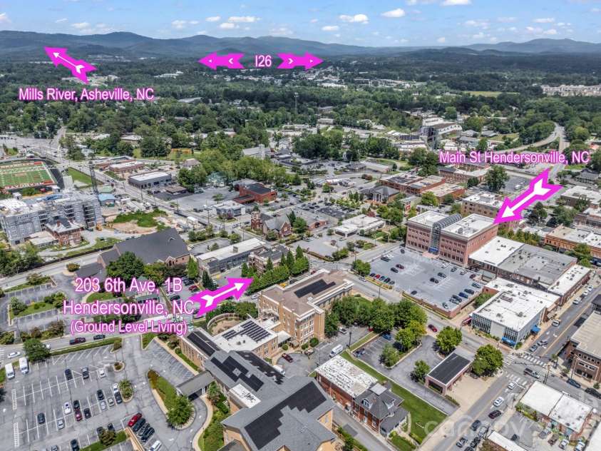 203 6th Avenue, Hendersonville, NC 28739.  MLS# CAR4288242, YatesRealty ID 846. Sound proof barrier for all your privacy and quiet nights near downtown Hendersonville, 1 block to all you need!