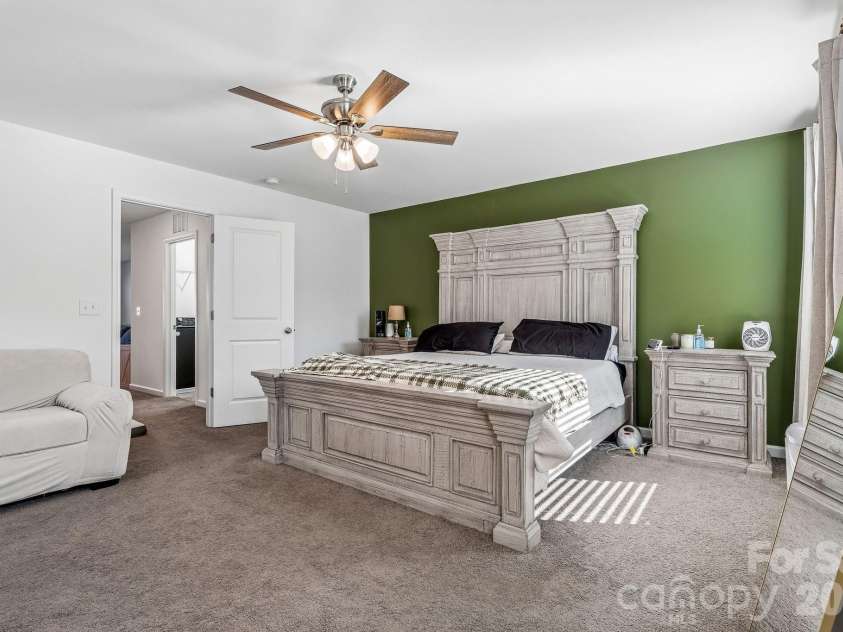 164 Aspire Circle, Wingate, NC 28174.  MLS# CAR4357639, YatesRealty ID 8472. Primary bedroom