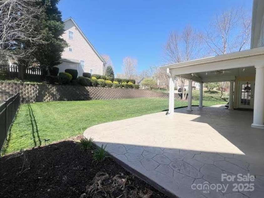 502 Geary Street, Concord, NC 28027.  MLS# CAR4238794, YatesRealty ID 8479. Cover patio