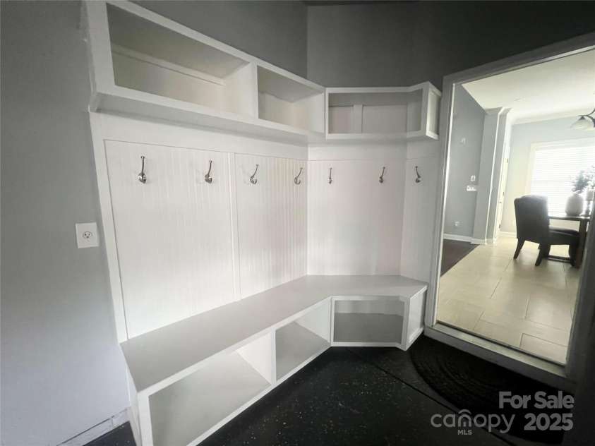 502 Geary Street, Concord, NC 28027.  MLS# CAR4238794, YatesRealty ID 8479. Drop zone in garage