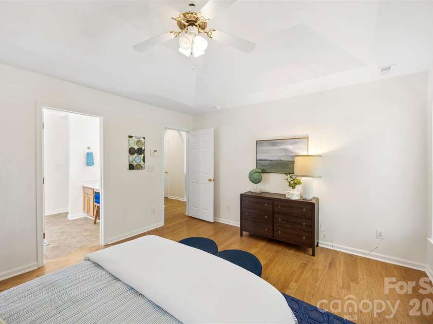 1415 Deer Forest Drive, Indian Land, SC 29707.  MLS# CAR4364452, YatesRealty ID 8488. Main floor primary bedroom