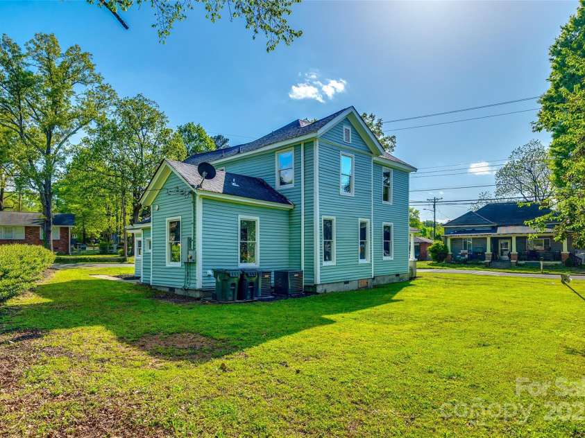 107 Maurice Street, Monroe, NC 28112.  MLS# CAR4245480, YatesRealty ID 8495. Backyard
