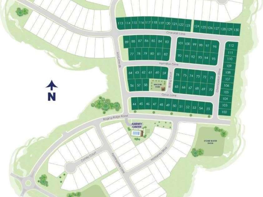 3237 Vermillion Drive, Harrisburg, NC 28075.  MLS# CAR4232621, YatesRealty ID 8496. Homesite 63