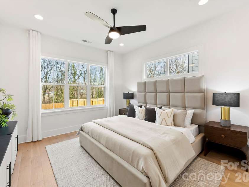 2025 South Street, Charlotte, NC 28208.  MLS# CAR4345630, YatesRealty ID 8502. Expansive Primary Bedroom