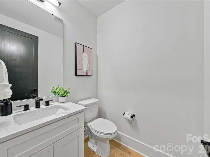 2025 South Street, Charlotte, NC 28208.  MLS# CAR4414737, YatesRealty ID 8502. Garage with epoxy floors