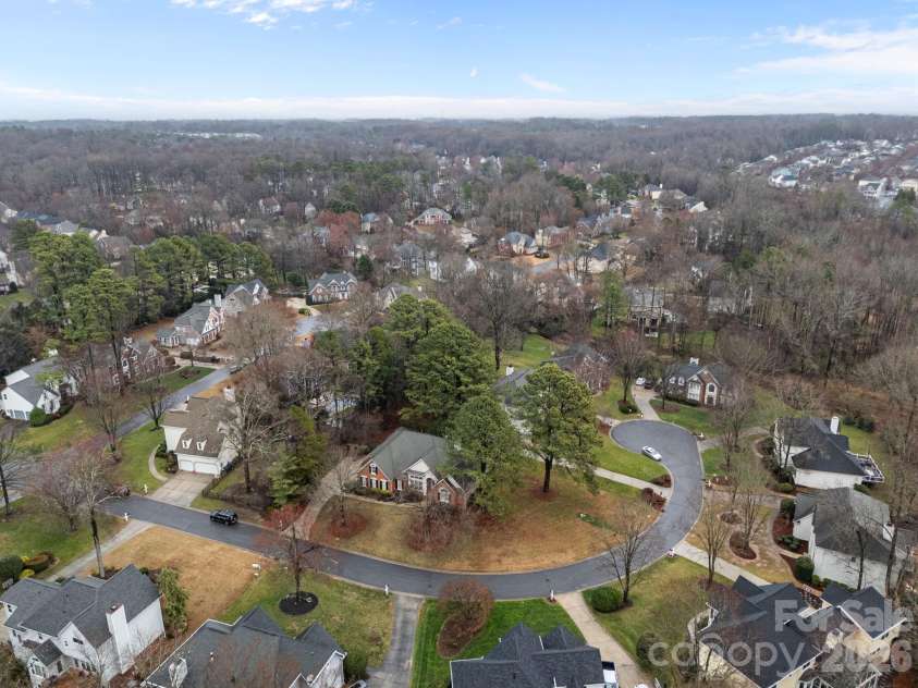 15728 Delancey Lane, Huntersville, NC 28078.  MLS# CAR4354109, YatesRealty ID 8507. Aerial View