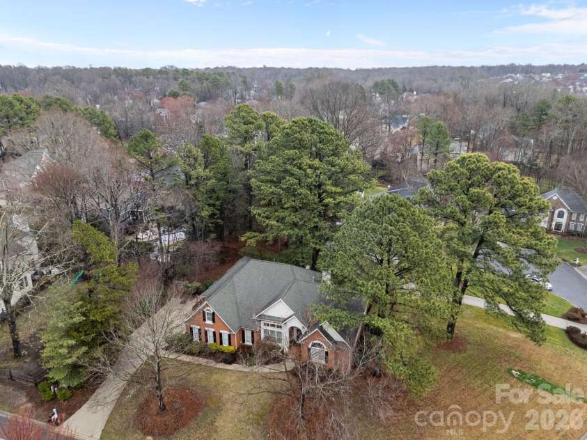 15728 Delancey Lane, Huntersville, NC 28078.  MLS# CAR4354109, YatesRealty ID 8507. Aerial View